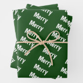 Frohe Weihnachten Geschenkpapier Set (Beispiel)