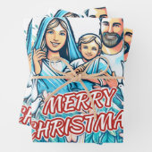 Frohe Weihnachten Geschenkpapier Set (Beispiel)