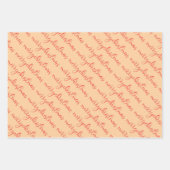 Frohe Weihnachten  Geschenkpapier Set (Vorderseite 3)