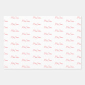 Frohe Weihnachten Geschenkpapier Set (Vorderseite 2)