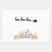 Frohe Weihnachten Geschenkpapier Set (Vorderseite 3)