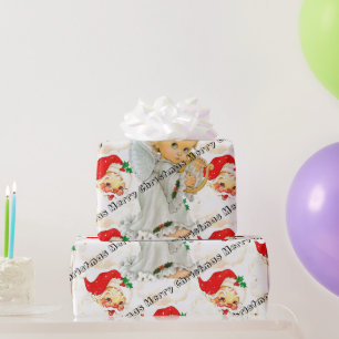 Frohe Weihnachten Geschenkpapier Vintage Weihnacht