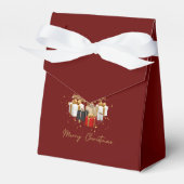 Frohe Weihnachten Geschenkschachtel (Vorderseite)