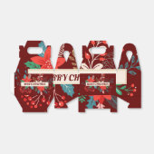 Frohe Weihnachten Geschenkschachtel (Ungefaltet)