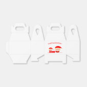 Frohe Weihnachten Geschenkschachtel (Ungefaltet)