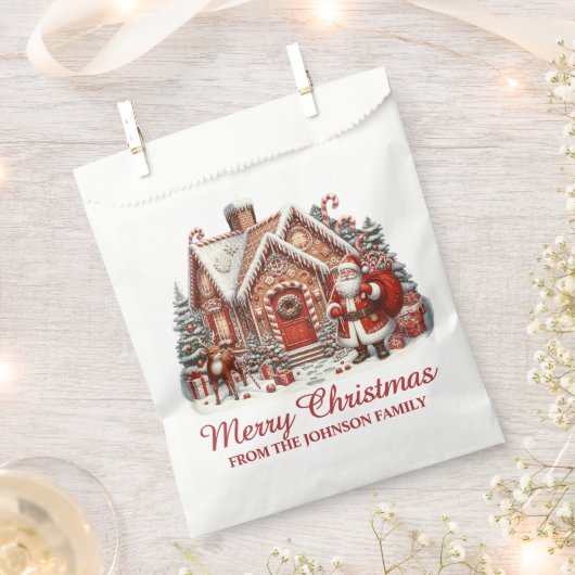 Frohe Weihnachten Geschenktütchen (Ausgeschnitten)