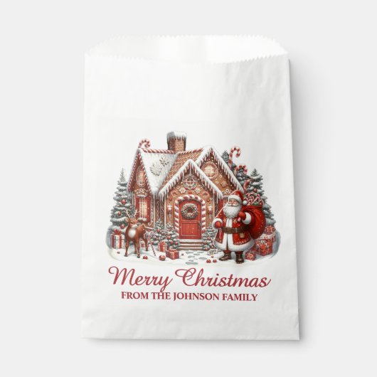 Frohe Weihnachten Geschenktütchen (Vorderseite)