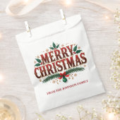 Frohe Weihnachten Geschenktütchen (Ausgeschnitten)