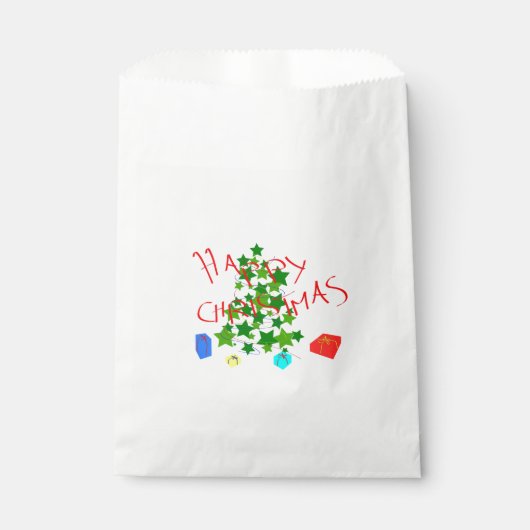 frohe Weihnachten Geschenktütchen (Vorderseite)