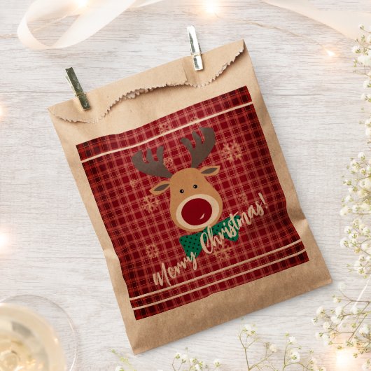 Frohe Weihnachten! Geschenktütchen (Ausgeschnitten)