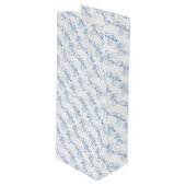 Frohe Weihnachten Geschenktüte Für Weinflaschen (Vorderseite Schrägansicht)