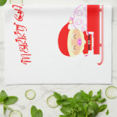 Frohe Weihnachten Geschirrtuch (Gefaltet)