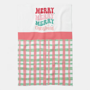Frohe Weihnachten Geschirrtuch