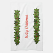Frohe Weihnachten Geschirrtuch (Vertikal)
