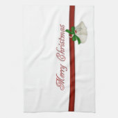 Frohe Weihnachten Geschirrtuch (Vertikal)