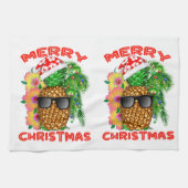 Frohe Weihnachten Geschirrtuch (Horizontal)