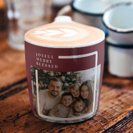 Frohe Weihnachten Gesegnet Personalisiertes Weihna Espressotasse