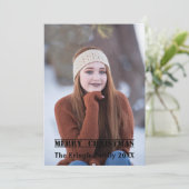 Frohe Weihnachten gestempelt (Stehend Vorderseite)