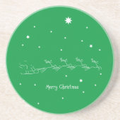 Frohe Weihnachten Getränkeuntersetzer (Vorne)