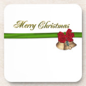 Frohe Weihnachten Getränkeuntersetzer (Vorderseite)