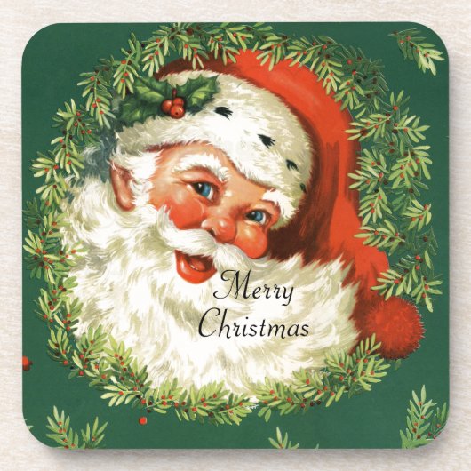 Frohe Weihnachten Getränkeuntersetzer (Vorderseite)