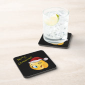 Frohe Weihnachten Getränkeuntersetzer (Rechte Seite)