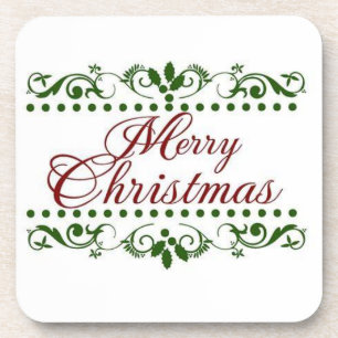 Frohe Weihnachten Getränkeuntersetzer