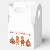 Frohe Weihnachten Gingerbread Geschenkschachtel (Geöffnet)