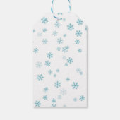 Frohe Weihnachten Gingerbread House Geschenktasten Geschenkanhänger (Rückseite)