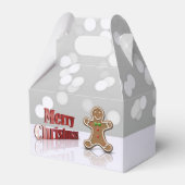 Frohe Weihnachten Gingerbread Man Geschenkschachtel (Vorderseite)