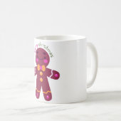 Frohe Weihnachten Gingerbread Man Kaffeetasse (VorderseiteRechts)