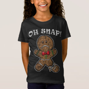 Frohe Weihnachten Gingerbread Mann Oh Snap T-Shirt