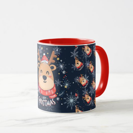 Frohe Weihnachten Gingerbread Tasse (VorderseiteRechts)