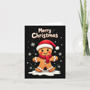 Frohe Weihnachten Gingerbrot Cookie Baking Girls F Karte