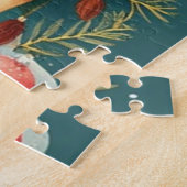 Frohe Weihnachten Giraffe Puzzle (Seite)