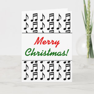 "Frohe Weihnachten!" + Gitter von Musikalischen No Feiertagskarte