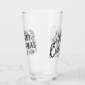 Frohe Weihnachten Glas (Links)