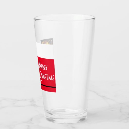 Frohe Weihnachten Glas (Links)