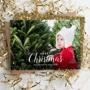 Frohe Weihnachten   Glitz Imitats Glitzer Foto Ove