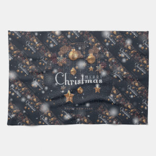 Frohe Weihnachten Glück Bestes Geschenk Geschirrtuch