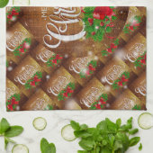 Frohe Weihnachten Glück Bestes Geschenk Geschirrtuch (Gefaltet)
