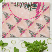 Frohe Weihnachten Glück Bestes Geschenk Geschirrtuch (Gefaltet)