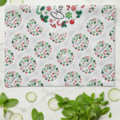 Frohe Weihnachten Glück Bestes Geschenk Geschirrtuch (Gefaltet)