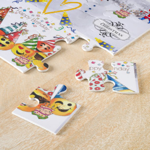 Frohe Weihnachten Glück Geburtstag Jigsaw Puzzle