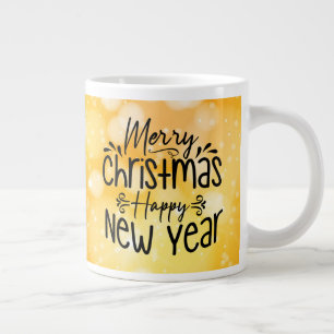 Frohe Weihnachten Glück im neuen Jahr-45910 Jumbo-Tasse