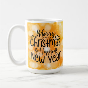 Frohe Weihnachten Glück im neuen Jahr-45910 Kaffeetasse