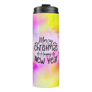 Frohe Weihnachten Glück im neuen Jahr-45910 Thermosbecher