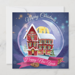 Frohe Weihnachten/Glück im neuen Jahr Feiertagskarte