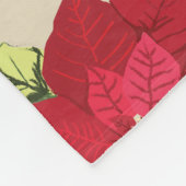 Frohe Weihnachten, Glück im neuen Jahr Fleecedecke (Ecke)