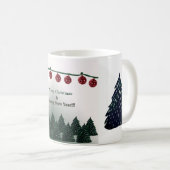 Frohe Weihnachten, Glück im neuen Jahr Kaffeetasse (VorderseiteRechts)